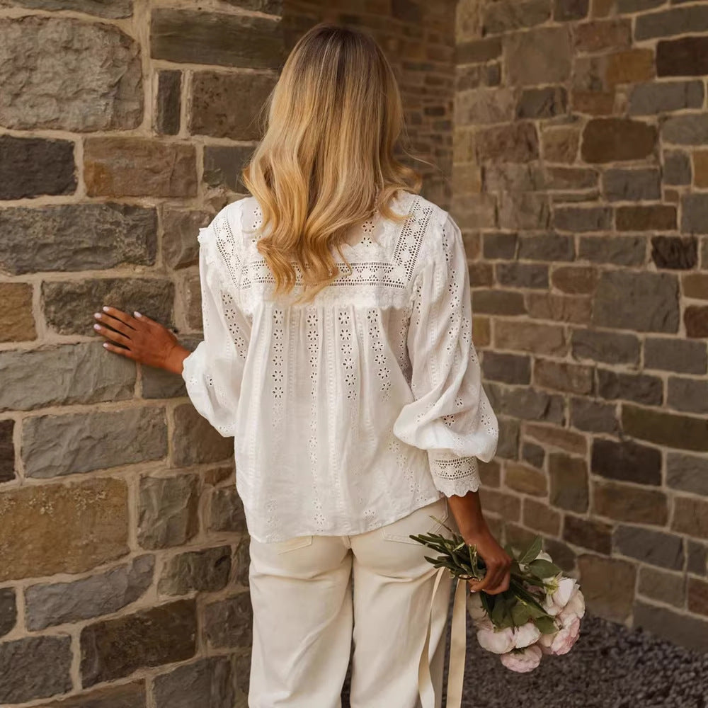 Blouse Brodée Céleste
