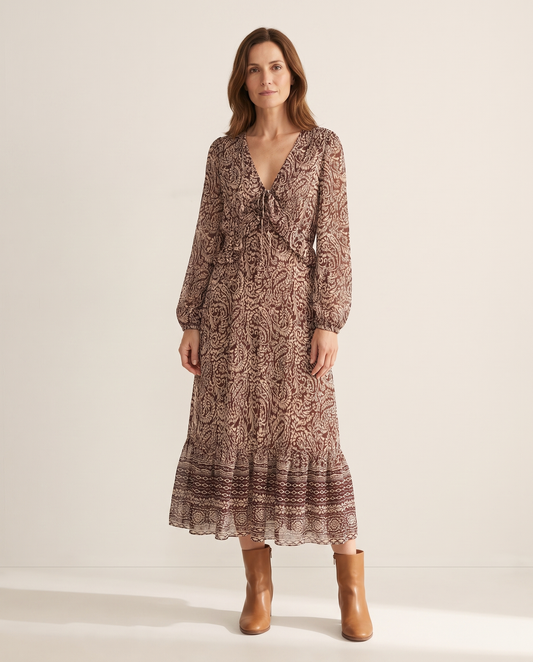 Robe Imprimée Rétro