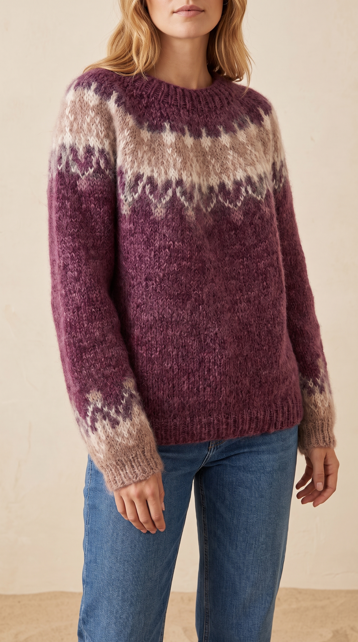 Pull Jacquard Nordique Ingrid