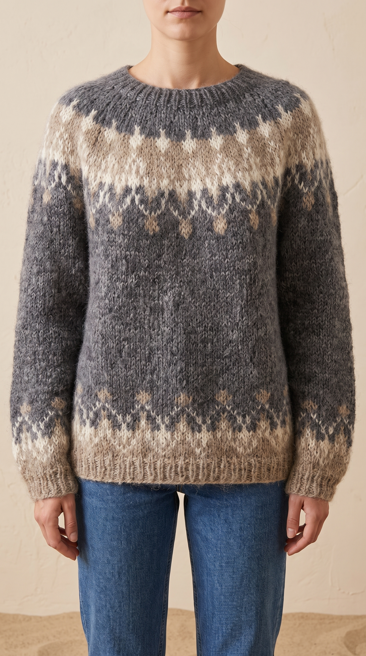 Pull Jacquard Nordique Ingrid