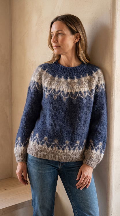 Pull Jacquard Nordique Ingrid