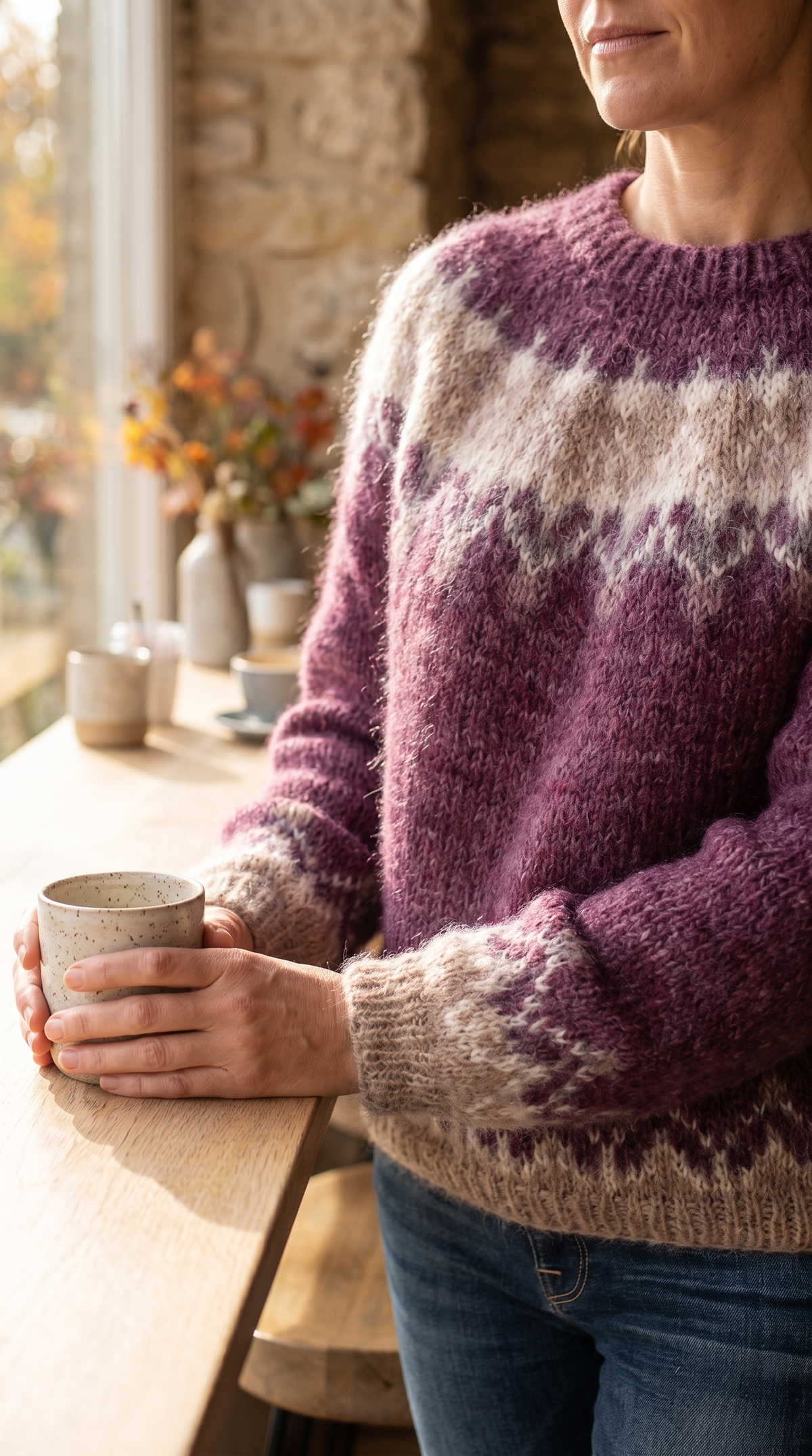 Pull Jacquard Nordique Ingrid