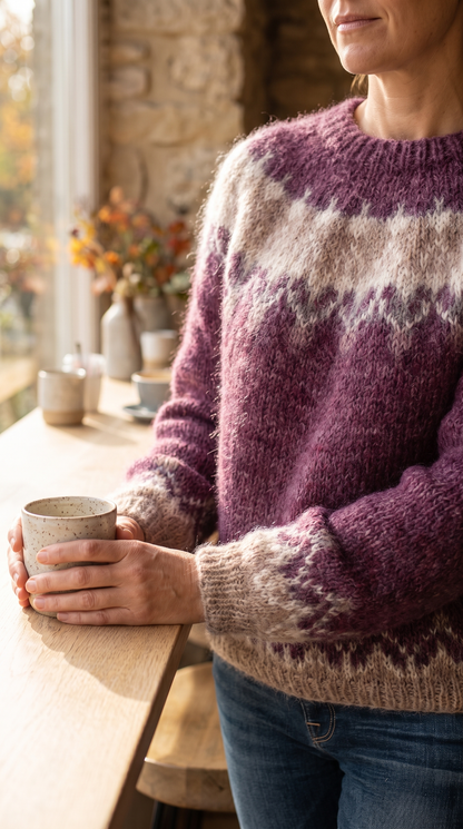 Pull Jacquard Nordique Ingrid