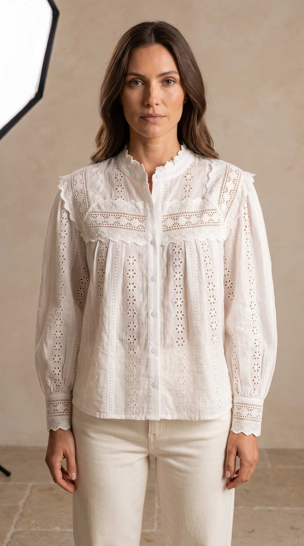 Blouse Brodée Céleste