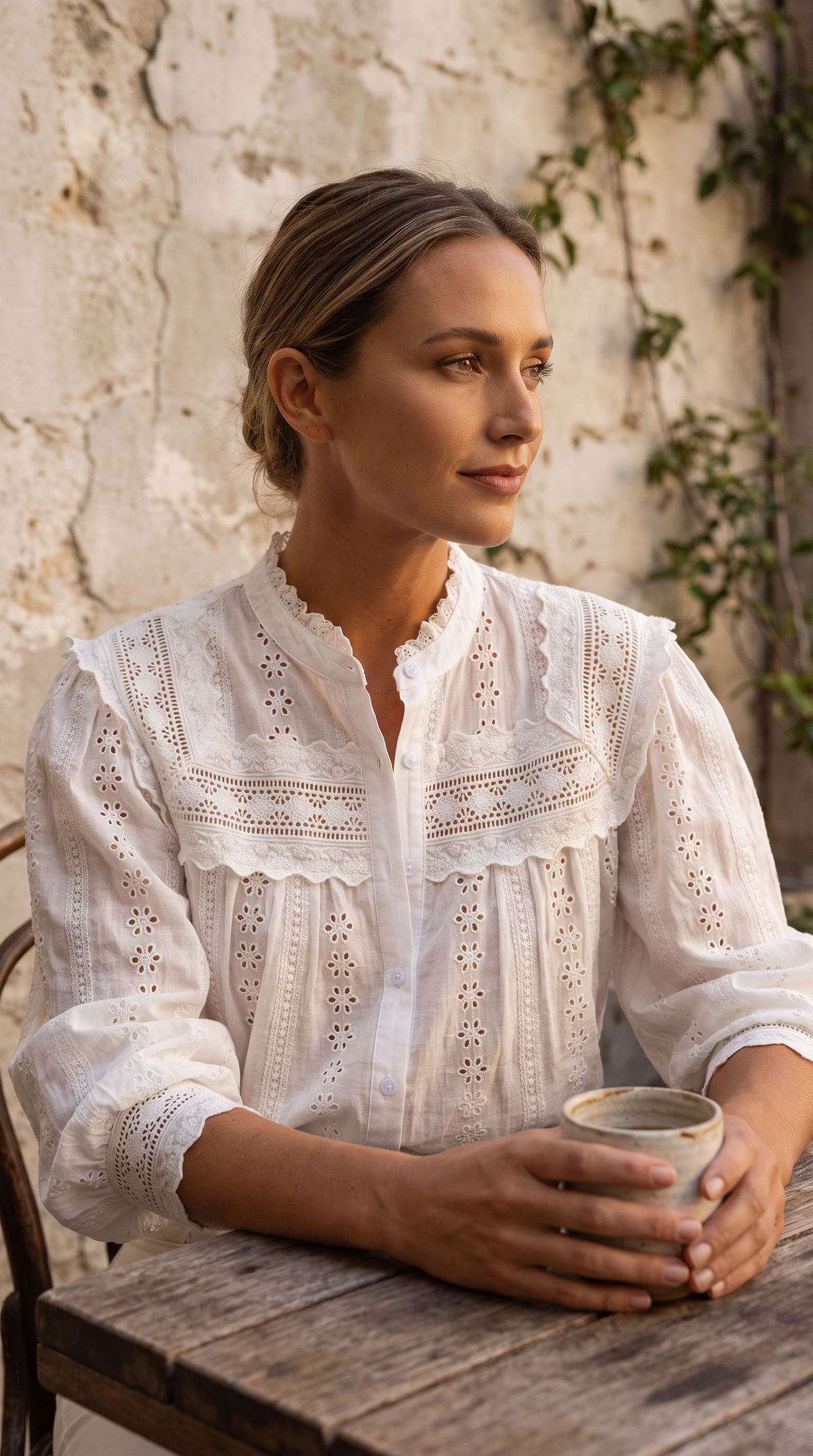 Blouse Brodée Céleste