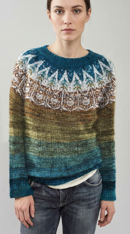 Pull Jacquard Nordique Ingrid